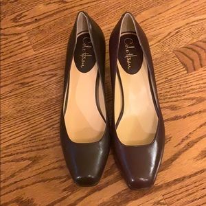 Cole Haan Leather Brown Heel